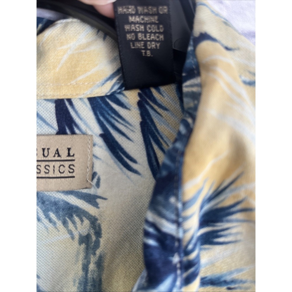 Lord & Taylor Men's Vintage Casual Hawaiian Kawaii Button Down Shirt Size Large - Picture 3 of 8